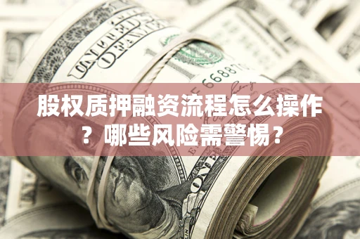 济南股权质押融资流程怎么操作？哪些风险需警惕？