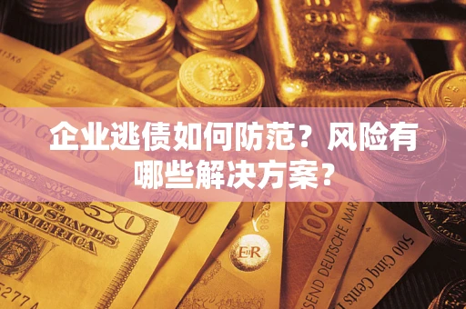 济南企业逃债如何防范？风险有哪些解决方案？