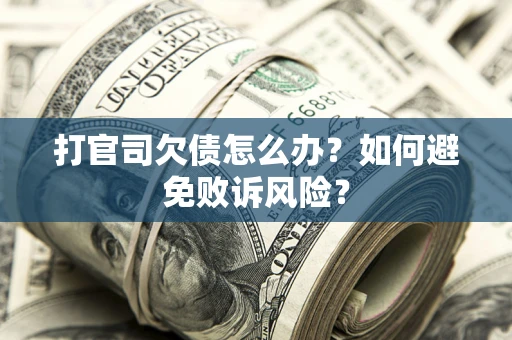 济南打官司欠债怎么办？如何避免败诉风险？