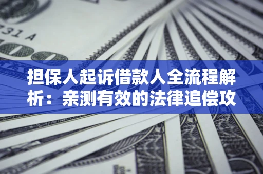 济南担保人起诉借款人全流程解析：亲测有效的法律追偿攻略