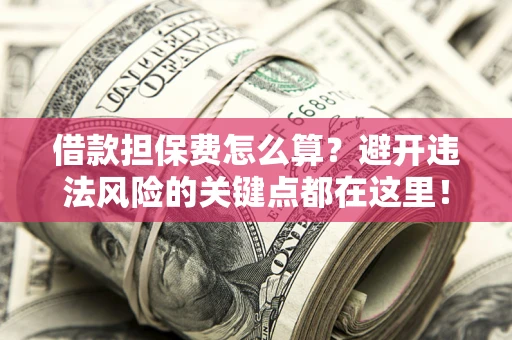 济南借款担保费怎么算？避开违法风险的关键点都在这里！