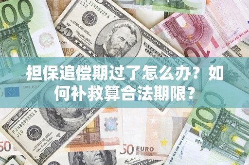 济南担保追偿期过了怎么办？如何补救算合法期限？