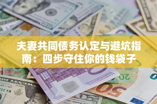 济南夫妻共同债务认定与避坑指南：四步守住你的钱袋子