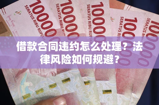 济南借款合同违约怎么处理？法律风险如何规避？