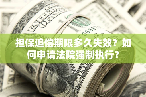 济南担保追偿期限多久失效？如何申请法院强制执行？