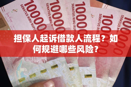 济南担保人起诉借款人流程？如何规避哪些风险？