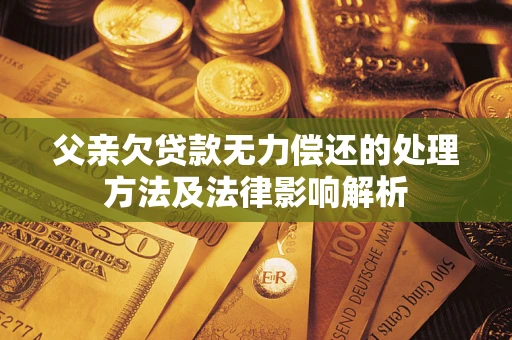 济南父亲欠贷款无力偿还的处理方法及法律影响解析
