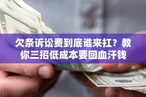济南欠条诉讼费到底谁来扛？教你三招低成本要回血汗钱